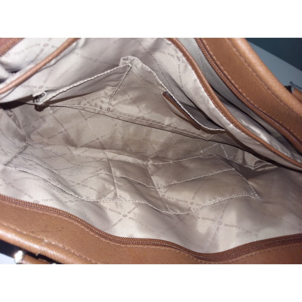 Michael Kors Sady Carryall Large Tote Fits Laptop Luggage HOBO Shoulder Purse - Picture 7 of 11